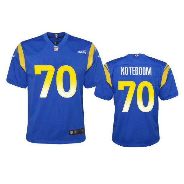 Outstanding Los Angeles Rams #70 Joseph Noteboom Youth Game NFL Jersey Royal For a short time available Don't miss your chance to own Rams clothing