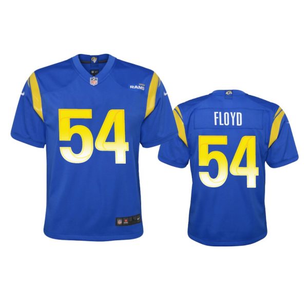Delightful Los Angeles Rams #54 Leonard Floyd Youth Game NFL Jersey Royal Limited stock Order now to show your love for the Rams
