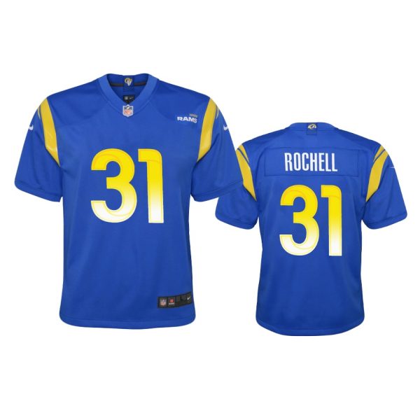 Stunning Los Angeles Rams #31 Robert Rochell Youth Game NFL Jersey Royal Hurry Exclusive offer Place your order for Rams gear immediately