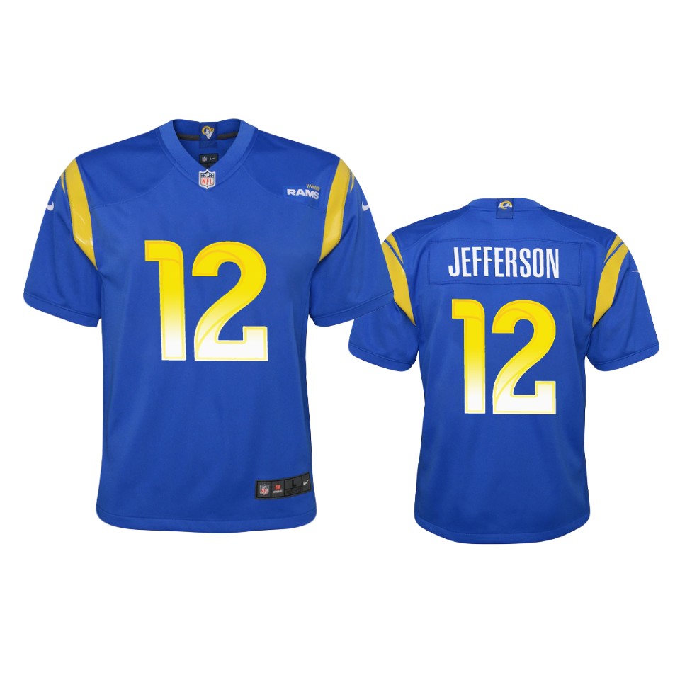 Stunning Los Angeles Rams #12 Van Jefferson Youth Game NFL Jersey Royal Hurry Exclusive offer Place your order for Rams gear immediately