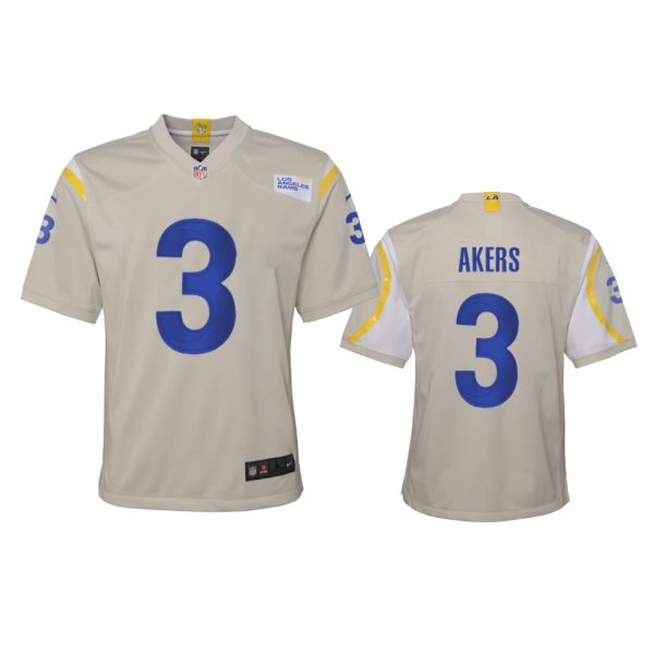 HighQuality Los Angeles Rams #3 Cam Akers Youth Game NFL Jersey Bone Retailers boost your inventory Order these popular Rams products