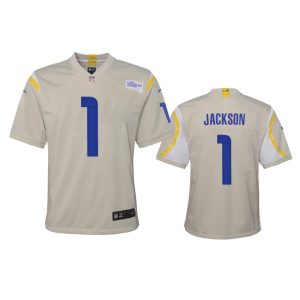 Fantastic Los Angeles Rams #1 Desean Jackson Youth Game NFL Jersey Bone With high demand Order now to wear your Rams pride
