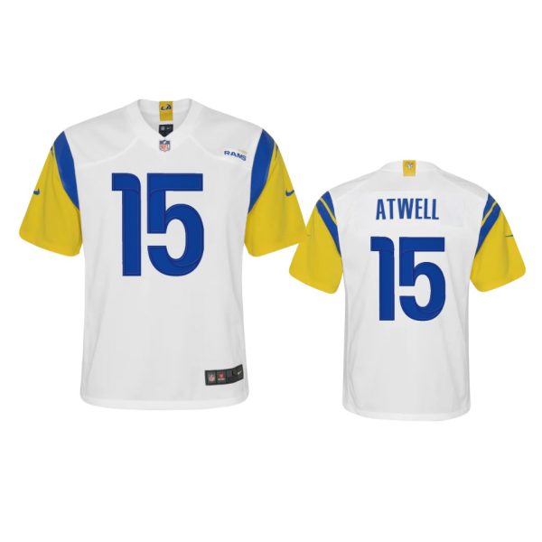 Superb Los Angeles Rams #15 Tutu Atwell Youth Alternate Game NFL Jersey White For a short time available Don't miss your chance to own Rams clothing