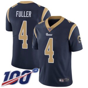 Outstanding Rams #4 Jordan Fuller Navy Blue Team Color Youth Stitched NFL 100th Season Vapor Untouchable Limited Jersey Retailers boost your inventory Order these popular Rams products