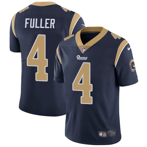 Amazing Rams #4 Jordan Fuller Navy Blue Team Color Youth Stitched NFL Vapor Untouchable Limited Jersey Collectors this is a must have Add this Rams item to your collection