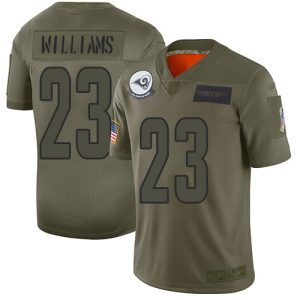 HighQuality Rams #23 Kyren Williams Camo Youth Stitched NFL Limited 2019 Salute To Service Jersey Be among the first to own Order your Rams stuff right away